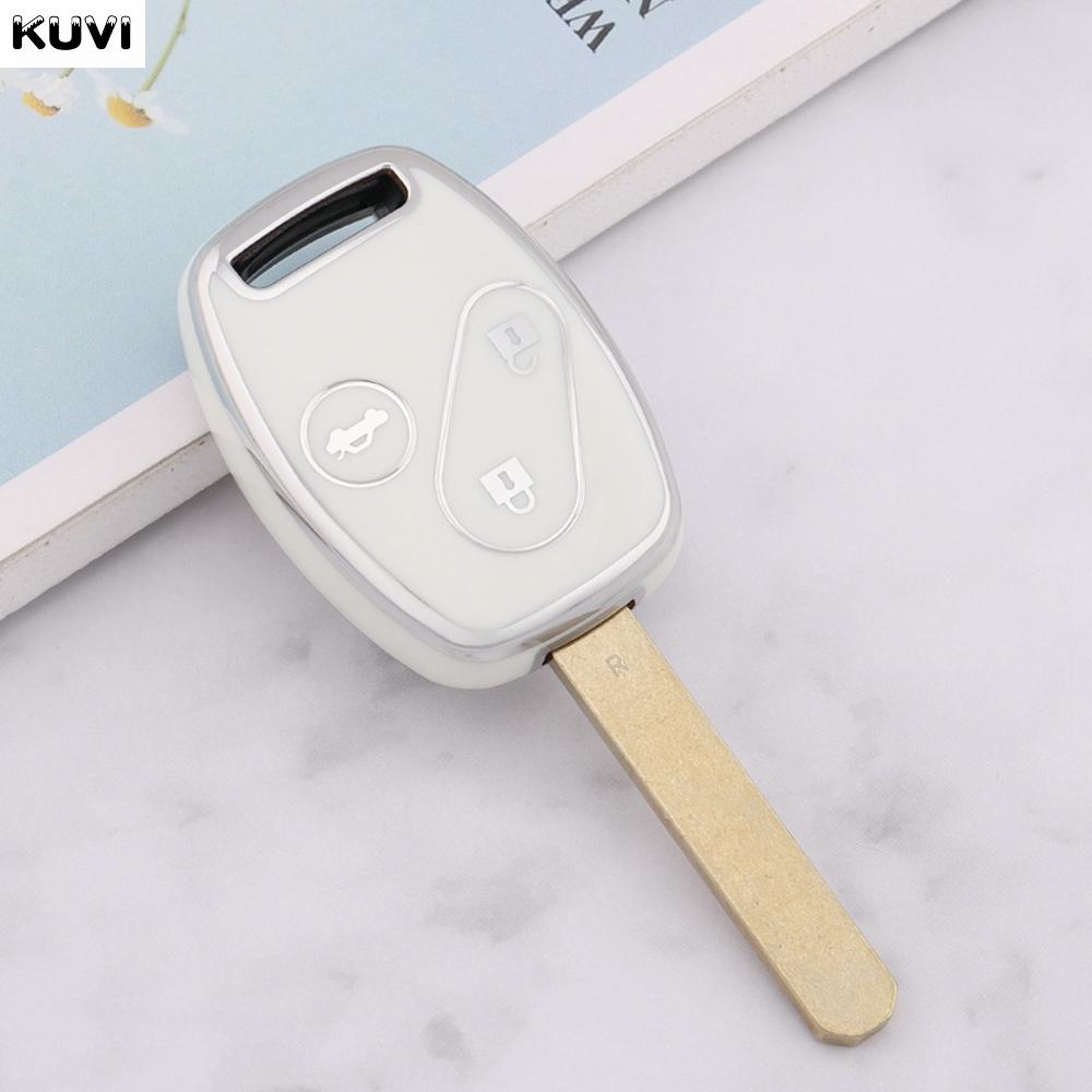 

Fashion Tpu Car Remote Key Case Cover Shell For Honda Accord Civic Crv Cr-V Pilot Insight Ridgeline Protector Fob Accessories