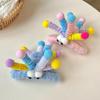 Women Hair Claw Cartoon Shape Strong Grip Shark Hair Clip with Big Eyes Decor