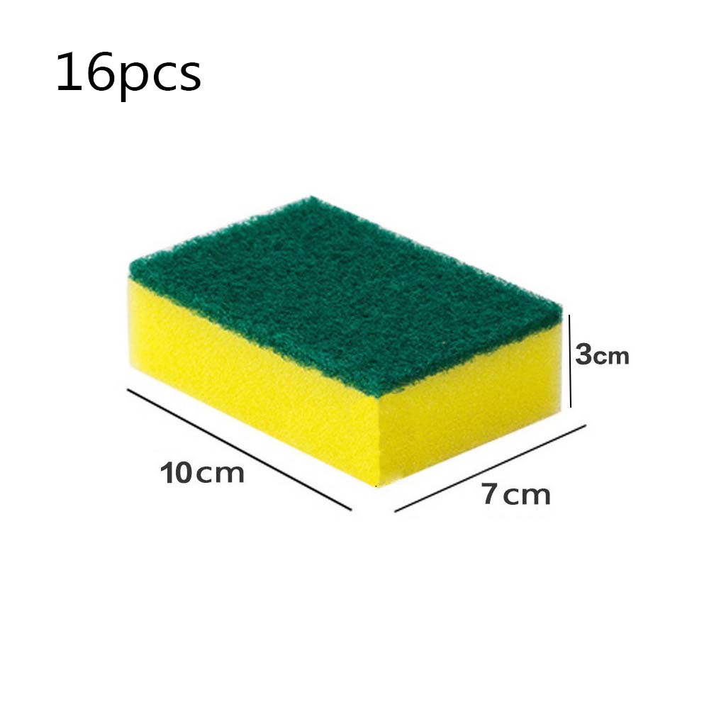 High Absorbency Kitchen Sponges Durable Double-Layer Design Removes Oil and Rust Suitable for Cleaning Utensils and Cookware