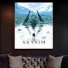 S-Skyrim The Elder S-Scrolls V Poster HD art sticky wall waterproof home living room bedroom bar aesthetic decoration