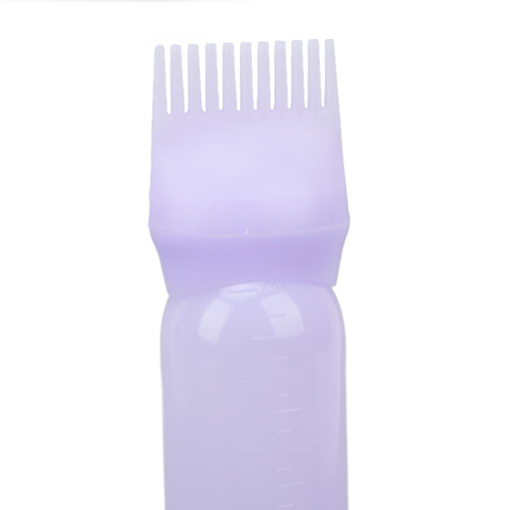 3pcs Hair Dye Applicator Bottle Home Salon Root Comb Hair Oil Applicator with Scale Styling Tool