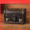 Vintage Holzaufbewahrungsbox mit Deckel für Schmuck und Accessoires Home Office Organisation