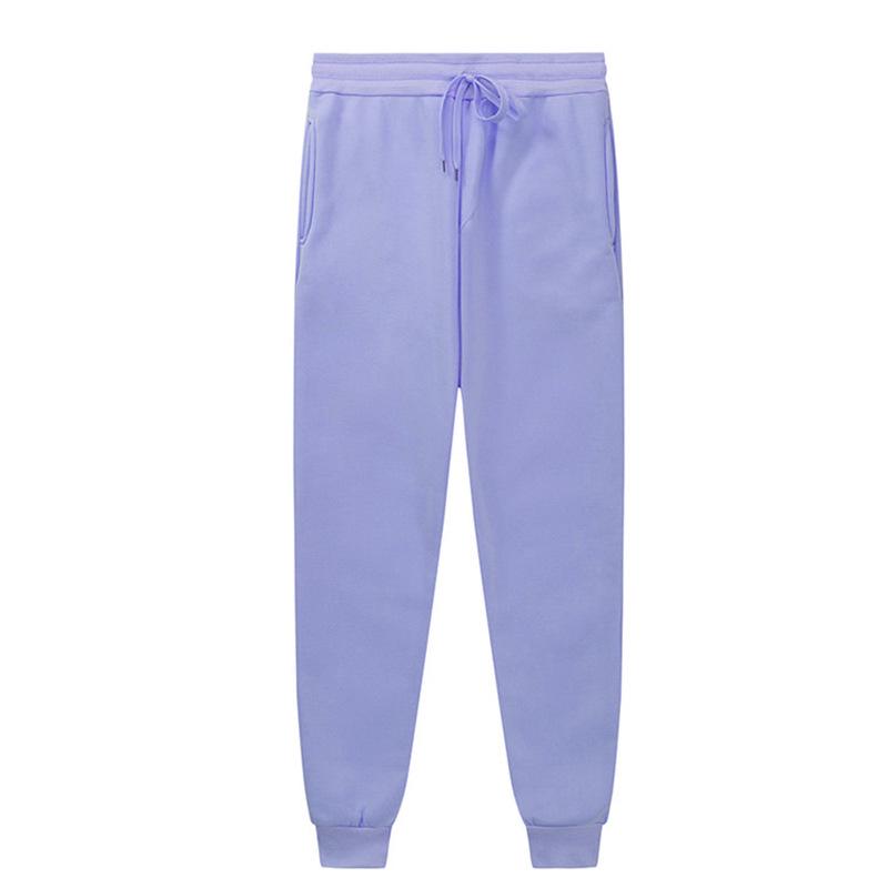 Unisex Solid Color Fleece Hoodie and Sweatpants Set