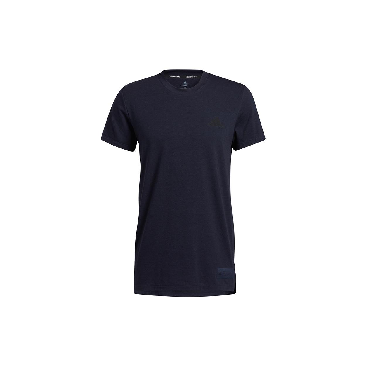 adidas Stu Tech Tee Pure Color Training Sports Short-sleeved Blue Men s H49990 S