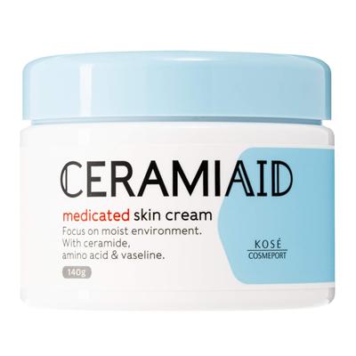 Ceramide Medicinal Skin Cream 140g - Fragrance-Free, Additive-Free for Severe Dryness