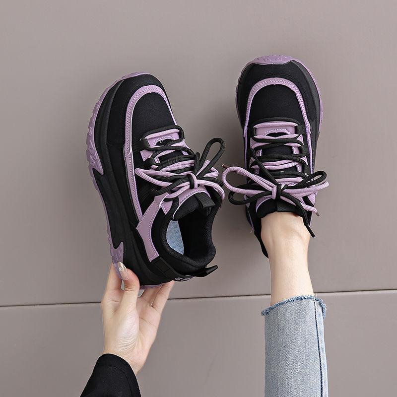 Men Women Winter Spring Autumn Sports Shoes Comfortable ThickSoled New Leather Suitable for Daily Wear and Various Occasions