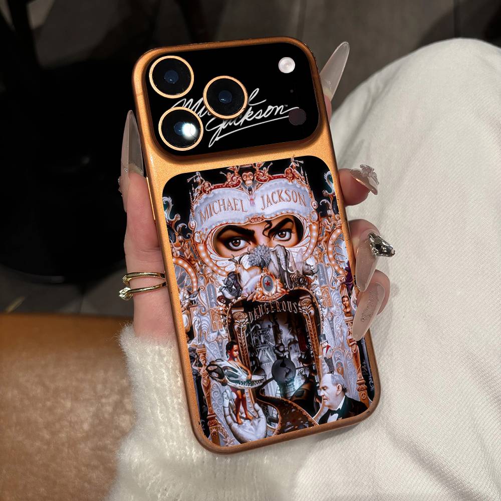 Pop Singer Michael Jackson Back Cover Decal Protective For Iphone 17 Pro Max Skin Sticker Back Protective Decorative Sticker