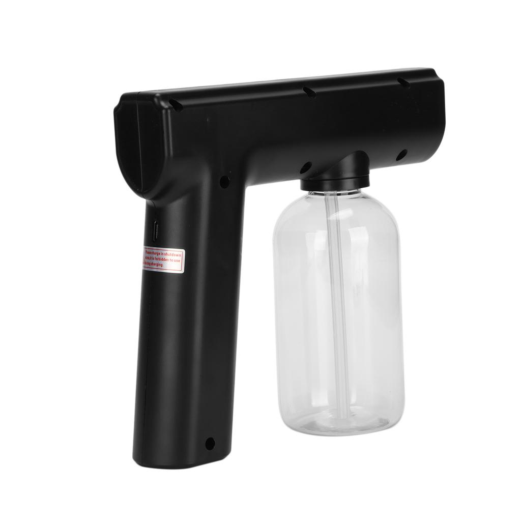 Portable Nanometer Mist Sprayer Gun Multifunctional Electric Fogger Wireless Cleaning SprayerBlack