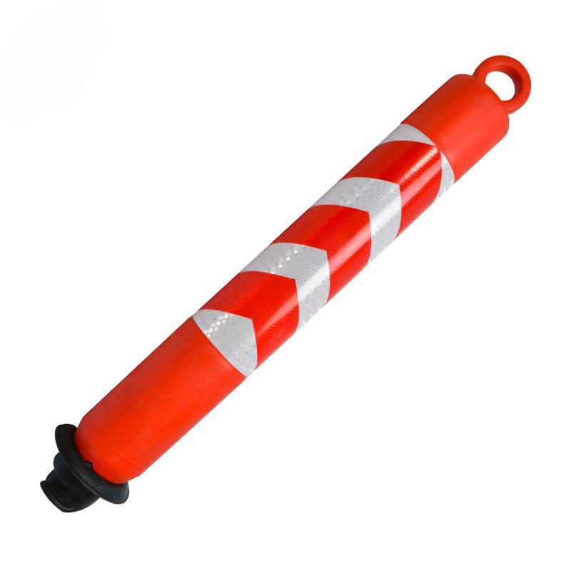 Inflatable Reflective Road Barrier Post - Detachable Anti-collision Traffic Guardrail