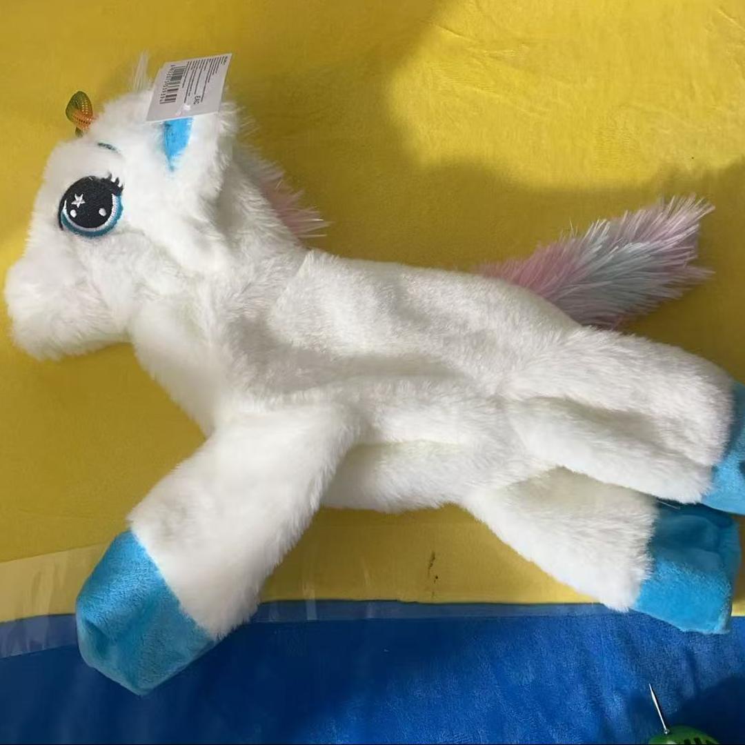 

Popular Unicorn Plush Pillow - Rainbow Horse Gift for Girls 40cm 0.2kg