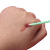 50-pack engångs läppborstar med velouryta - Mini bärbara läppstift- och glossapplikatorer