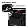 cnkym4 Car Air Outlet Storage Box Hanging Phone Lipstick Lighter Organizer Bag Holder For Toyota Crown Yaris Corolla Prius Auris CHR
