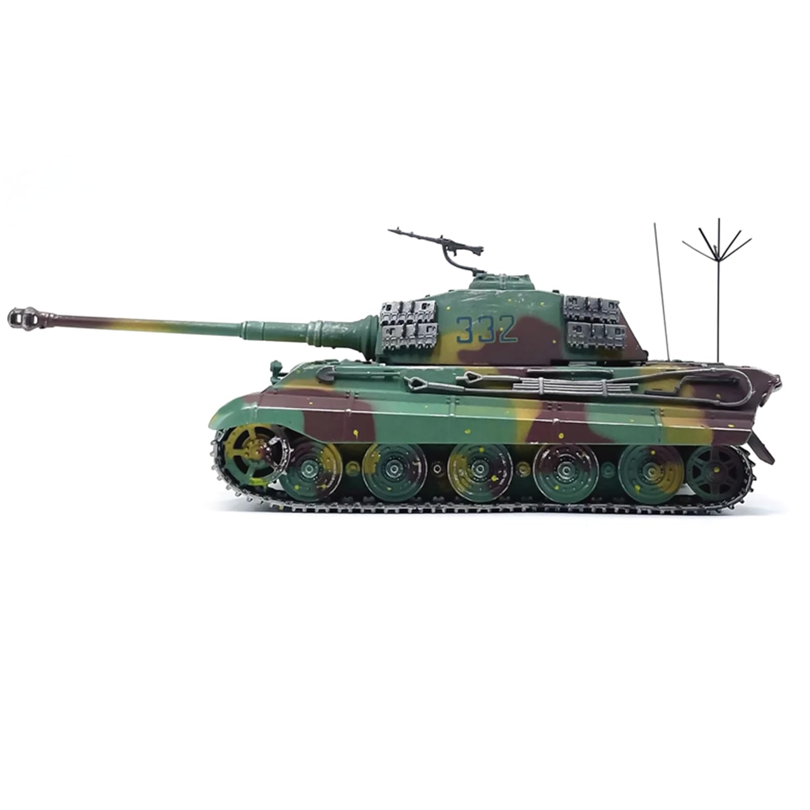 

Alloy German Tiger King Heavy Tank Model Scale Military Armored Vehicle Tank Model Display Toy 1/72