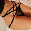 European & American Sexy Mesh Transparent Women's Triangle Panties Lingerie.