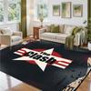 The Clash Design Crystal Velvet Rug Soft Decorative Mat for Bedroom Entrance