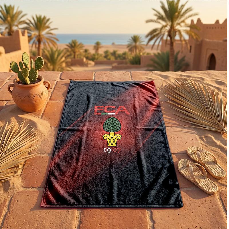 FC Augsburg FC Print Mikrofaser Strandtuch Schnelltrocknend Saugfähig Großes Handtuch für Strand Schwimmen Reisen