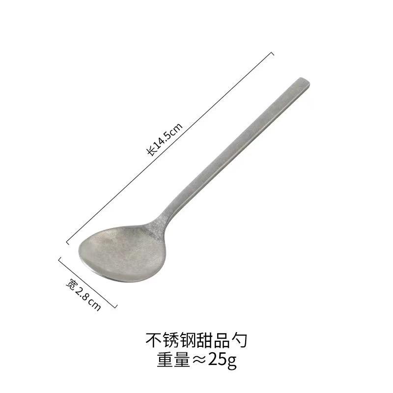 Retro 430 knife and fork stainless steel tableware knife, fork and spoon western stainless steel tableware