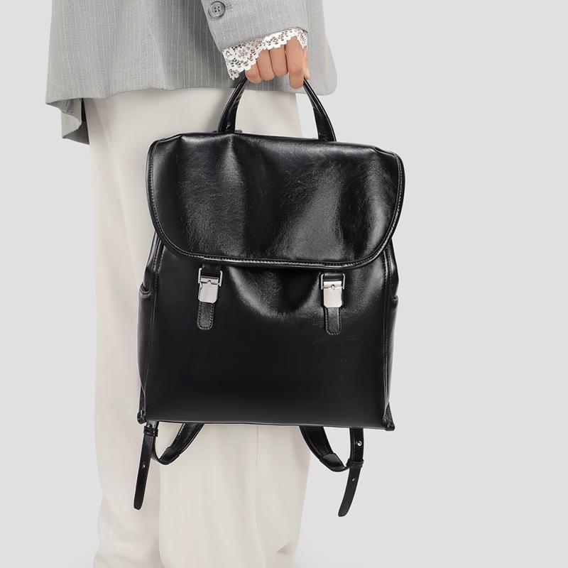 2026 New Fashionable Casual Simple Women's Backpack, Korean-Style Commuter Lightweight Backpack and School Bag