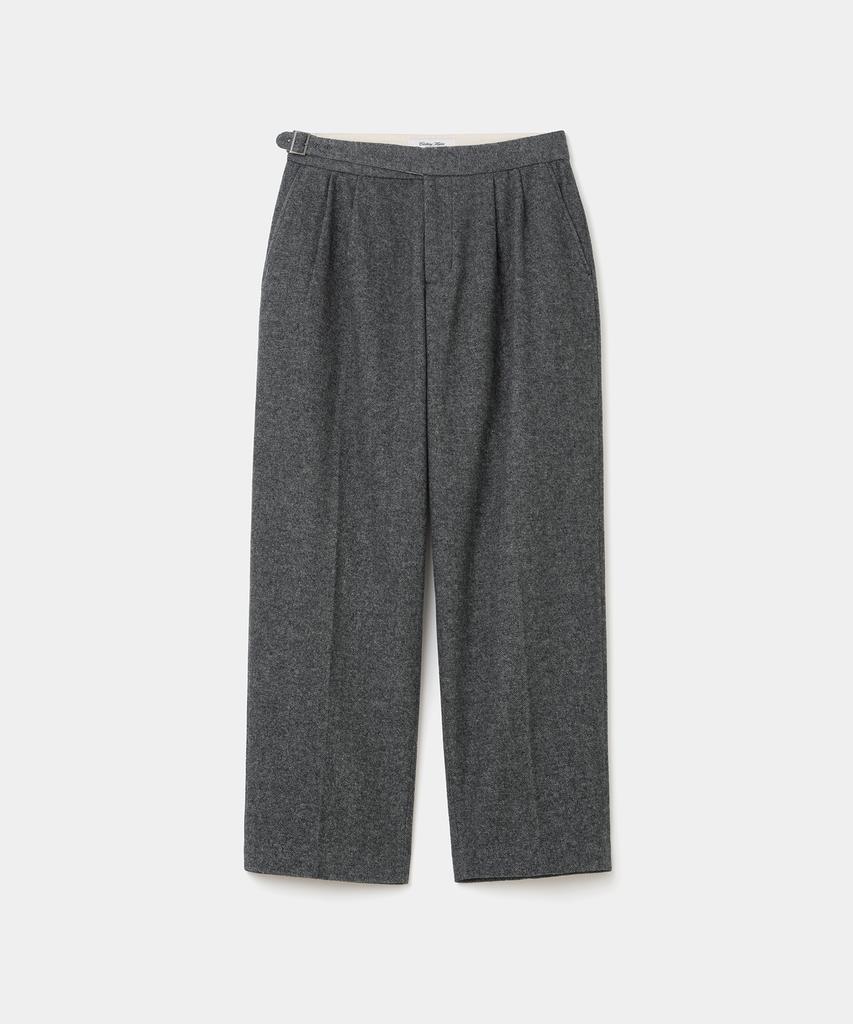 UNIFORM BRIDGE Wool Gurkha Slacks Gray