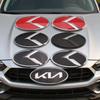 Car Front Grille Rear Logo Auto Emblem Sticker Accessories For Kia GT-Line Sportage Ceed Rio Picanto Sorento Soul Cerato Venga