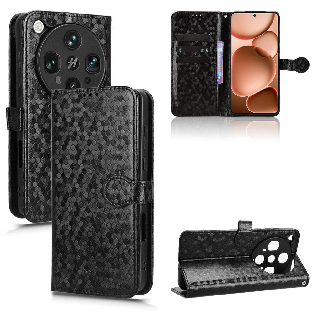 For Oppo Find X8 Ultra 5G Wallet Case Dot Pattern Imprint PU Leather Phone Cover