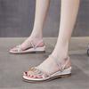 Rhinestones Open Toe With Medium Heels Sandals for Women The Best On Sale Anti Slip Hot Comfortable and Elegant Chic Woman Shoes