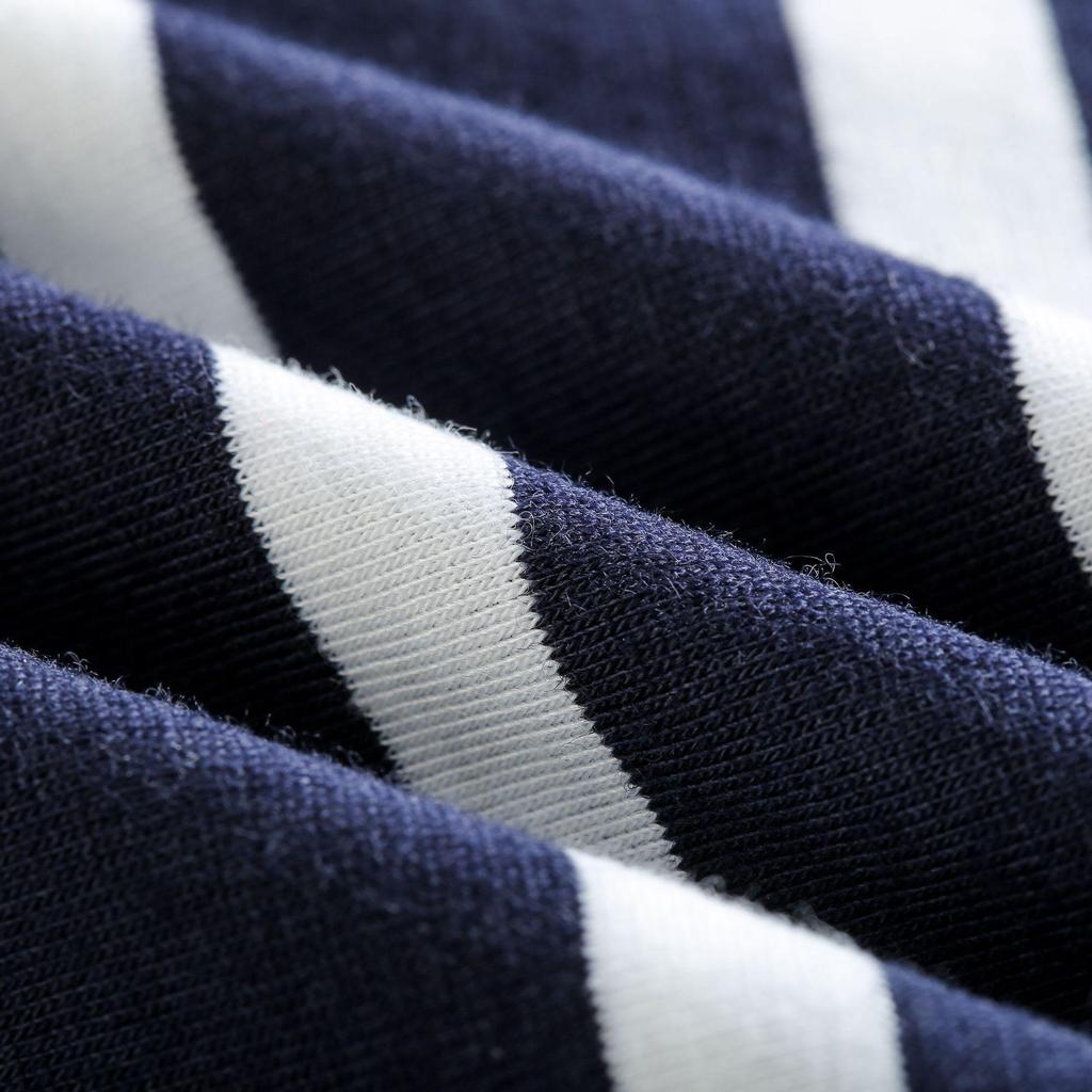 2022 Europese & Amerikaanse Zwangerschaps Gestreepte Ronde Hals Borstvoedingsjurk