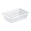 Disposable 750ml Clear Plastic Food Containers with Lids