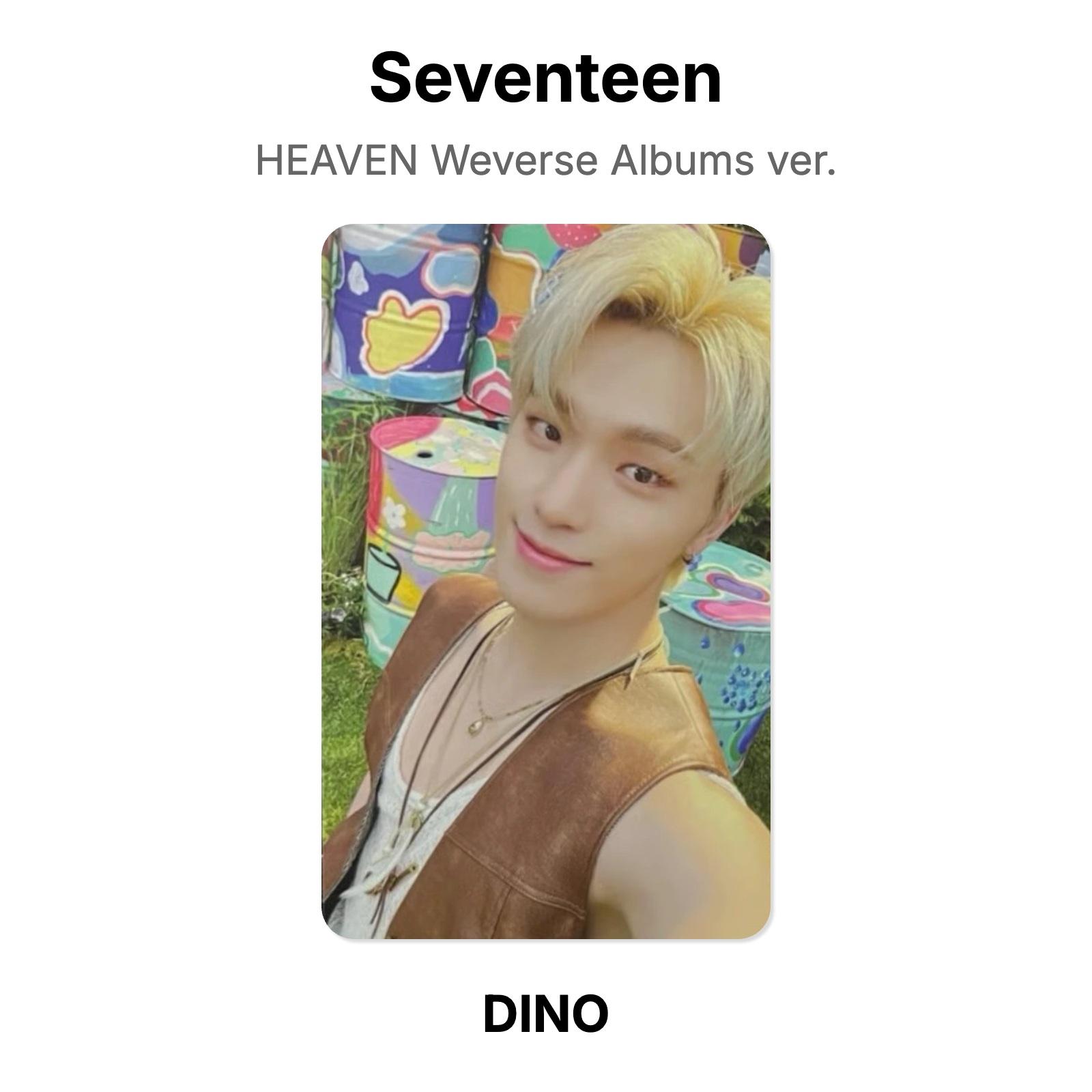 Seventeen HEAVEN Weverse Albums ver. Official Photocard DINO
