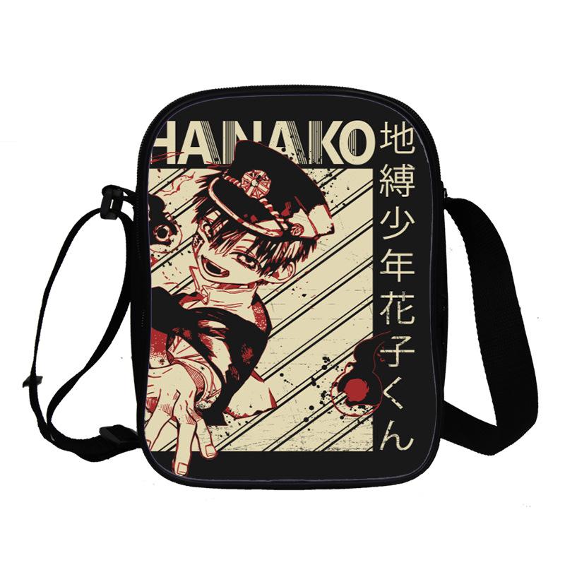 Ground bound teenager Hua Zijun animation peripheral messenger bag, primary and secondary school student schoolbag 3D full color printing double