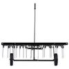 Scarificateur - vidaXL - 100 cm - Acier - 20 dents - Motorisé