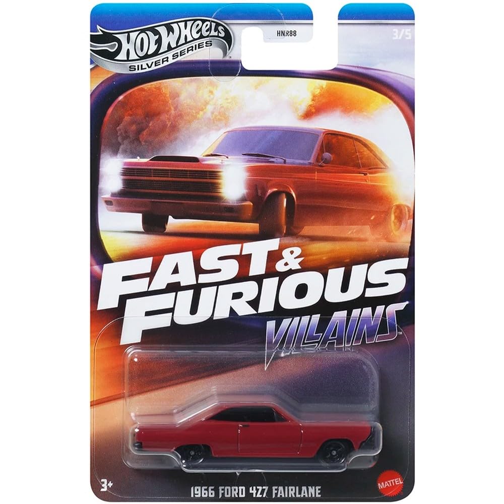 Hot Wheels Fast Furious 1966 Ford Fairlane & collector.