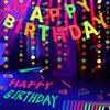 6/1Roll UV Glow Cotton Tape Neon Gaffer Party Tape Safety Warning Neon Tape UV Tape Wedding Decorations Home Decorations