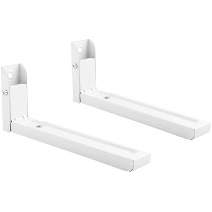 Support pour Micro-Ondes - TM ELECTRON - Pliable - Blanc - Plastique - Intérieur