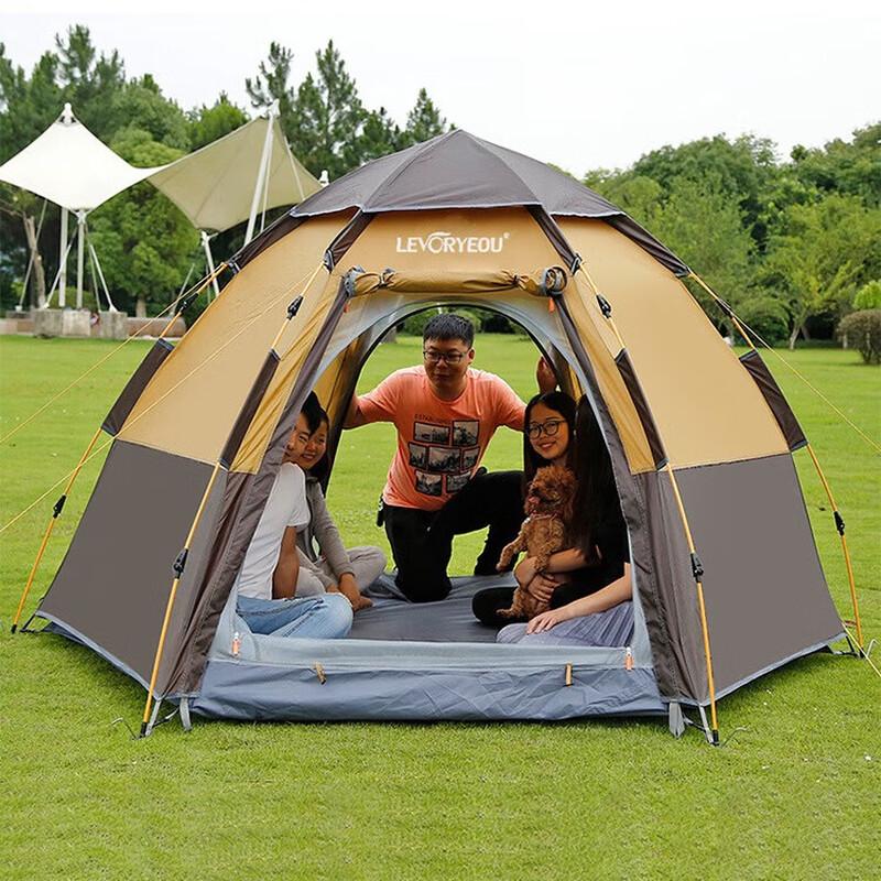 OEING Outdoor Hexagonal Automatic Camping Tent