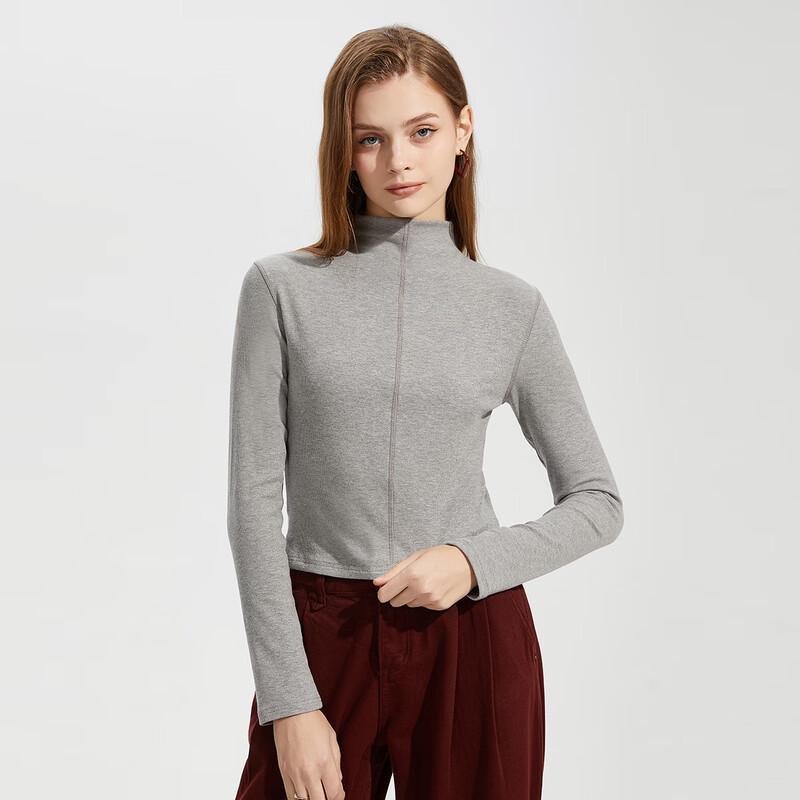 Ta Tu Women's Half-High Collar Long Sleeve Knit Sweater