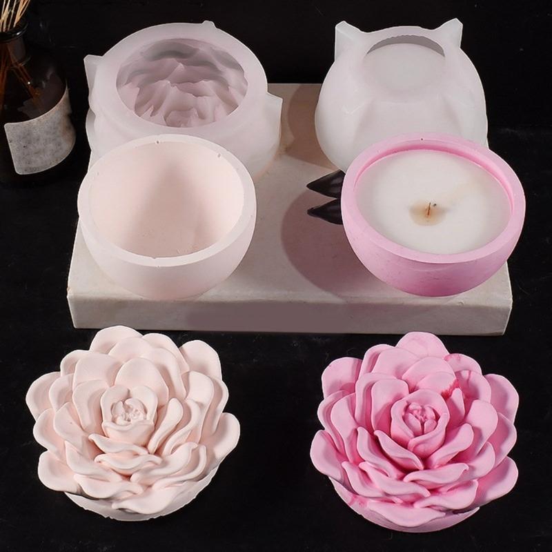 Large Flower Sturdy Silicone Resin Mold for Epoxy Castes Jewelry Dishes Tray Making Creative Craft Supplies Projects