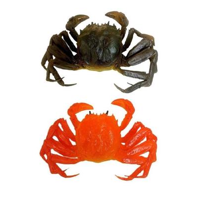 Delicate Artificial Hairy Crabs Model Good Looking Faux Crabs Collection Decoration for Table Food Presentation