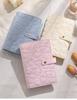 3D Heart Pattern A6 Loose-Leaf Notebook with PU Cover