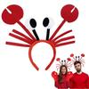 Cartoon Red Lobster Costume Set Animal Character Animal Headgear Funny Costume Headwear  Men