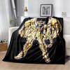 3D Retro Saint Seiya Anime Cartoon Flanelldecke Weich Gemütlich Sofa Bett Reise Decke Kinder Geburtstagsgeschenk