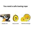 4/5 Meter Tow Rope For Truck Snatch Strap Off-road Towing Ropes Trailer Winch Cable Belt Car Traction