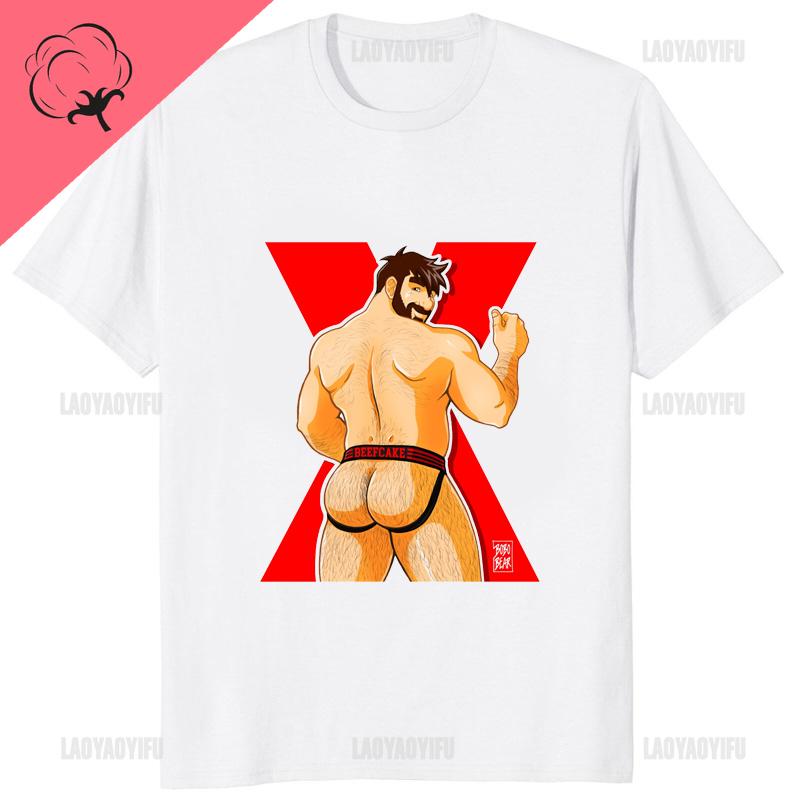 New Arrival Adam Likes Funny Cotton T-Shirt Bobobear Printed Gay T Shirt Humor BEAR Graphic Fashion Comfort Breathe Man Tshirt