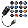 Adjustable LED Planet Projector Lamp With 16 Space Designs USB Powered For Bedroom And Kids Room