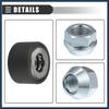 Universal Wheel Stud Installer Tool, Tire Stud Tool, M12x1.25 M12x1.5 M14x1.5, Iron, with 3/4" Hex Wheel Lug Nuts, Silver Tone, 1 Set Stylish Design