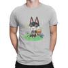 Punchy Men TShirt Animal Funny Crossing Game O Neck Tops 100% Cotton T Shirt Humor High Quality Birthday Gifts