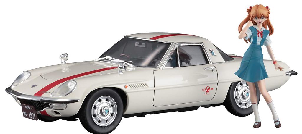 Hasegawa Rebuild of Evangelion NERV Official Car Plastic Model Shikinami Asuka Langley Scale Resin Figure SP459 1/24 & 1/24