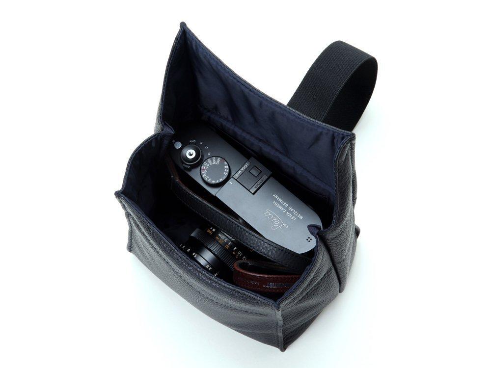 Leather Camera Pouch S Size <casual Shooting> ACAM-77BLK