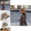 Cozy Lambswool Women's Winter Hat Fashionable Korean Style Bucket Hat For Cold Seasons
