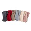 Cashmere Knit Gloves Men Women Winter 2026 Warm Fitted Fingered With Jacquard Lightweight Outdoor
